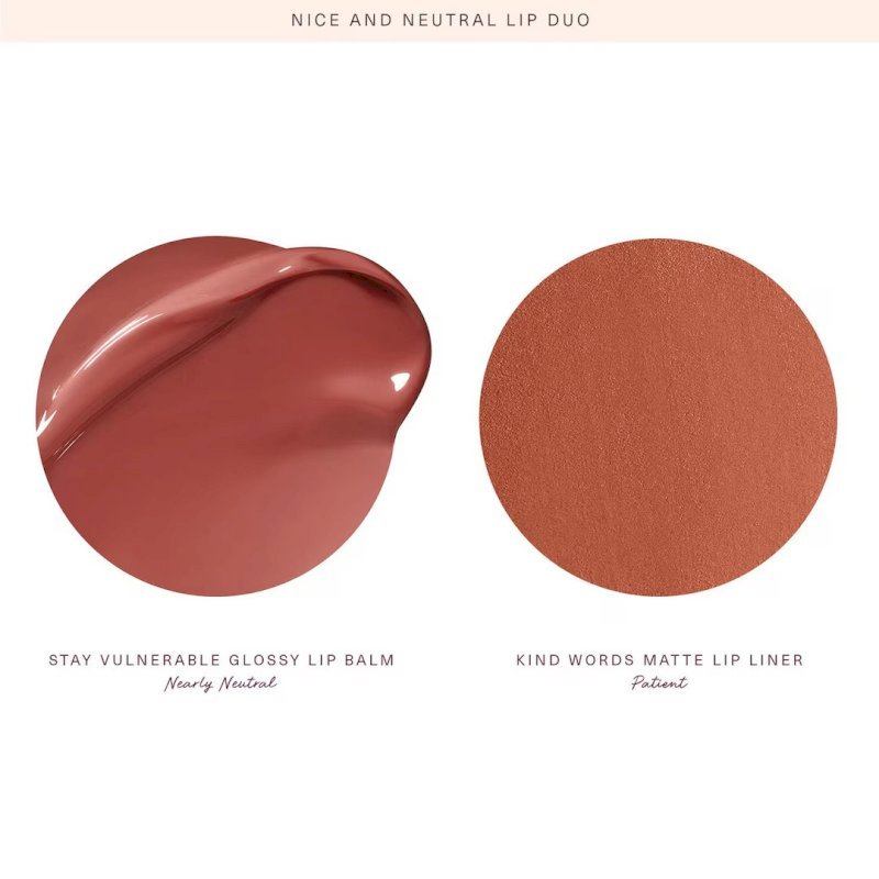 Rare beauty Nice & Neutral Lip Duo
