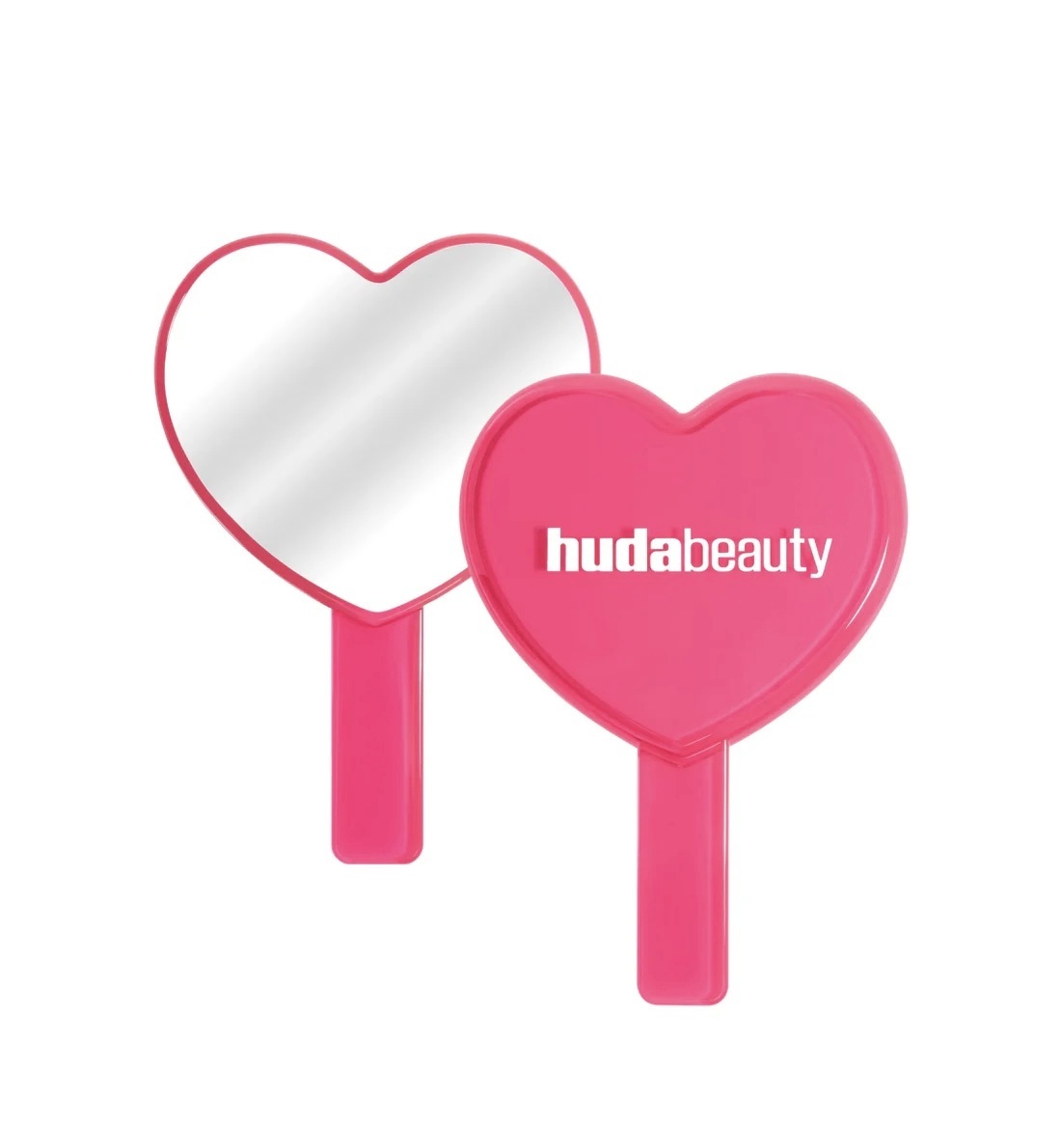 Huda beauty heart shaped mirror