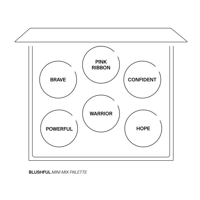 Ofra Mini Mix Face Palette - Blushful