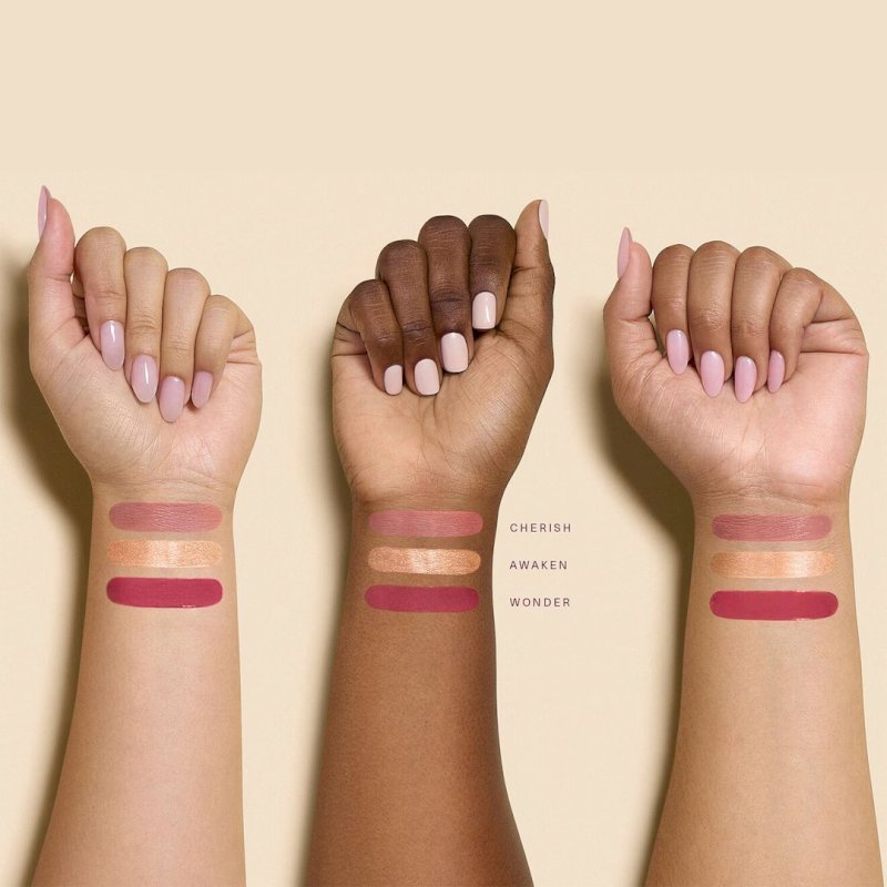 Rare beauty Bright & Rosy Mini Lip And Cheek Set