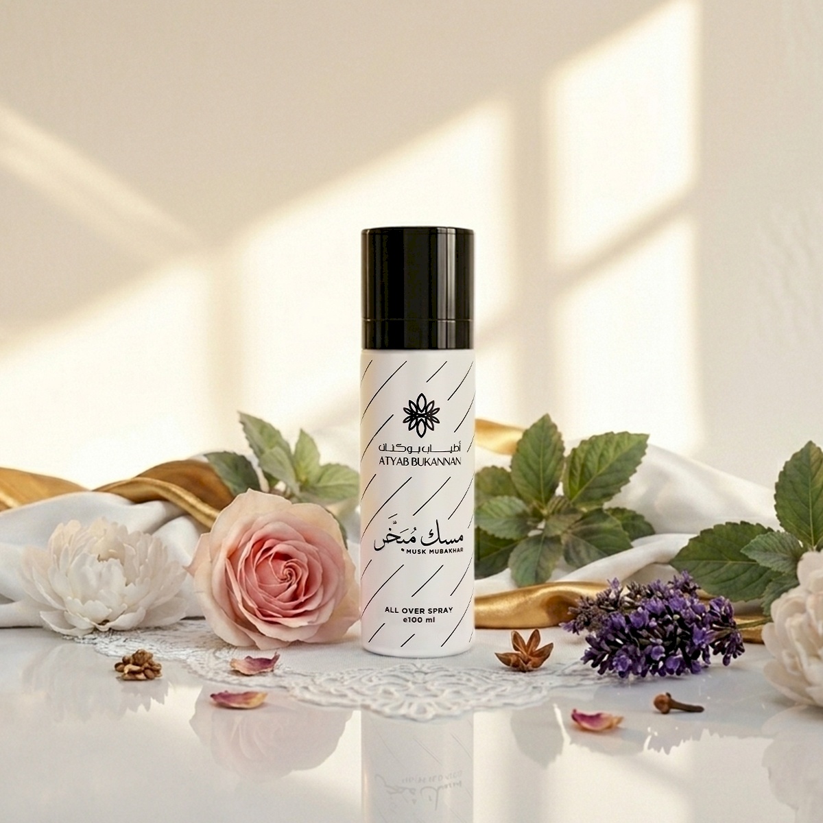 Atyab Bukannan Musk Mubakhar all over spray 100ml
