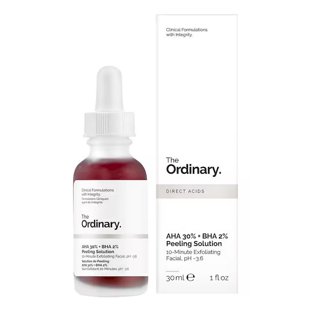 The ordinary AHA 30% + BHA 2% Peeling Solution”30ml”