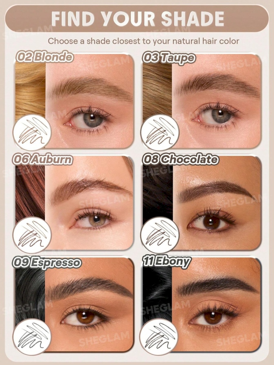 SHEGLAM Brows On Demand 2-In-1 Brow Pencil