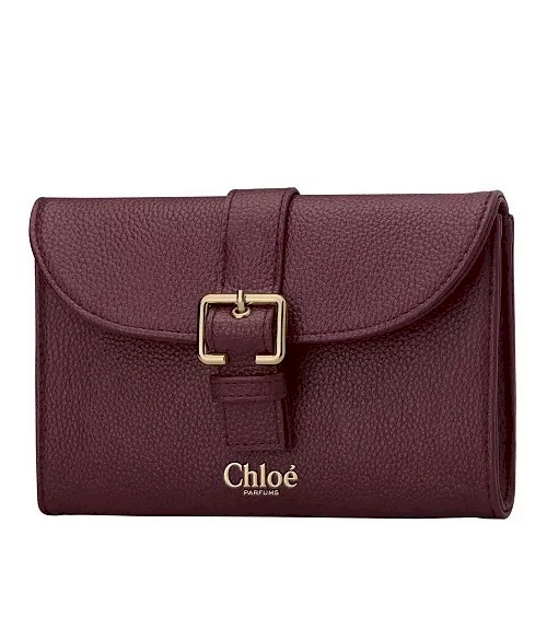 chloe maroon pouch