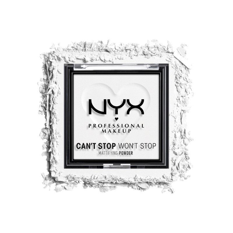 Nyx CANT STOP WONT STOP MATTIFYING PRESSED POWDER -11 bright translucent