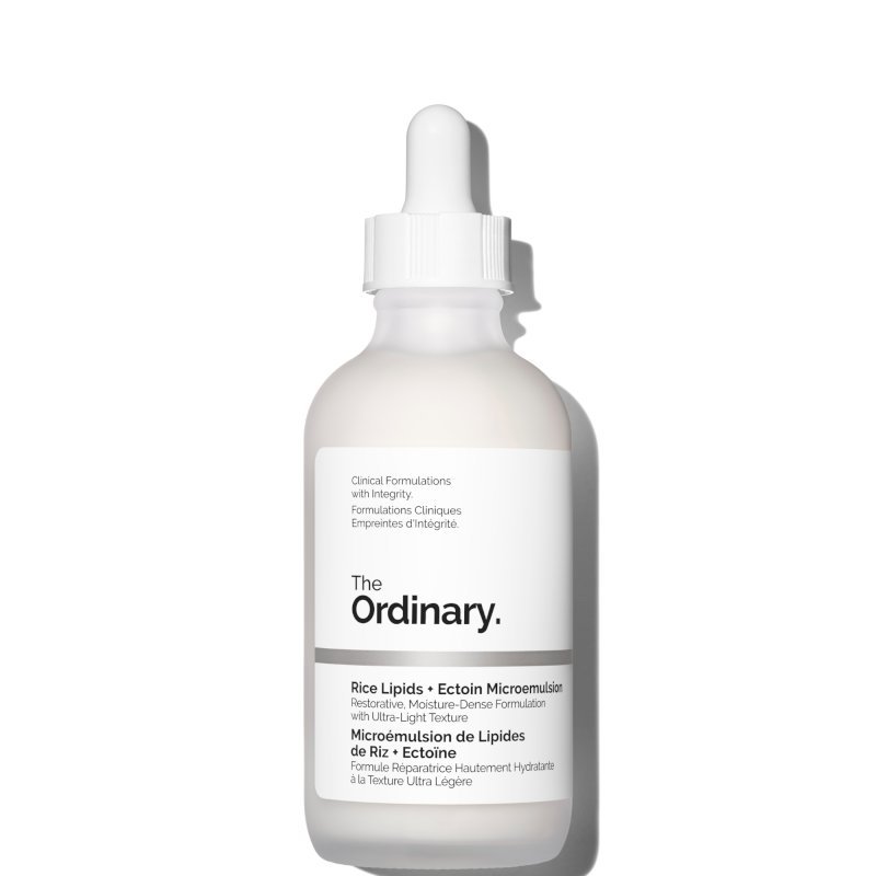 The ordinary rice lipids + ectoin microemulsion