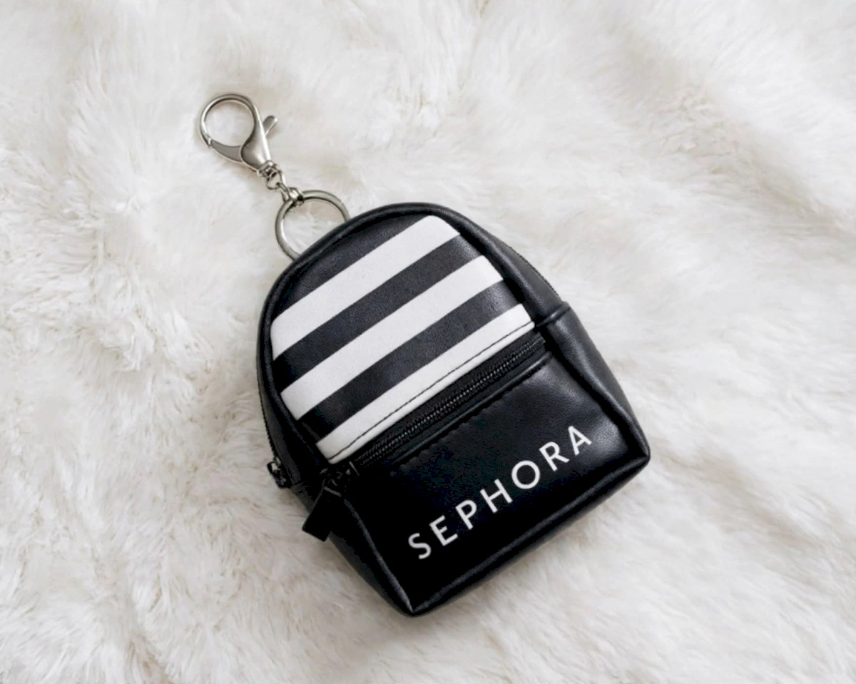 Sephora backpack keychain 791329