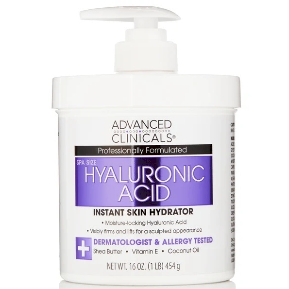 Advanced Clinicals, Hyaluronic Acid Instant Skin Hydrator (454 g)