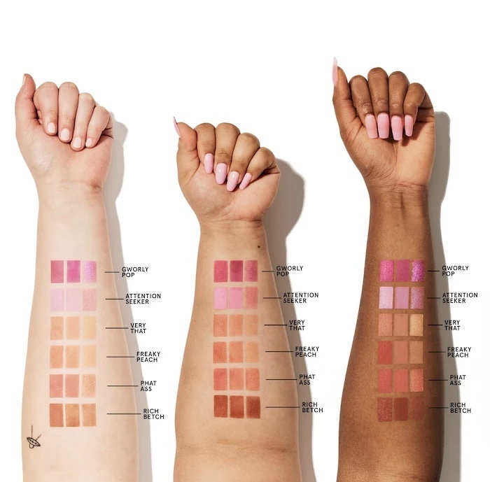 Onesize cheek clapper 3d blush trio palette