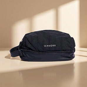 Sephora black puffy toiletry bag big 791316