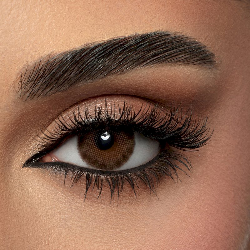 Amara montly plano contact lenses - burned cinnamon