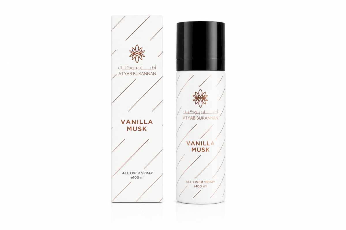 Atyab Bukannan Vanilla Musk all over spray 100ml