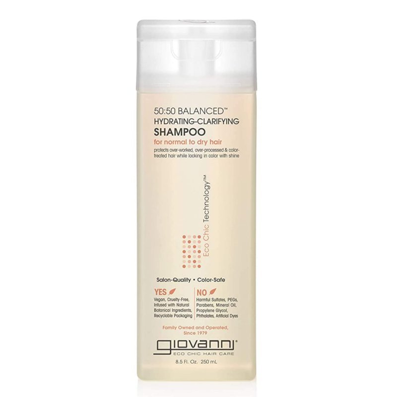 Giovanni 50:50 Balanced Hydrating-Clarifying Shampoo For Normal to Dry Hair 250 ml