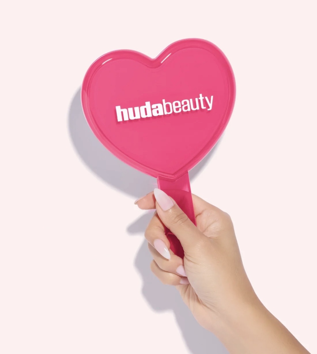 Huda beauty heart shaped mirror