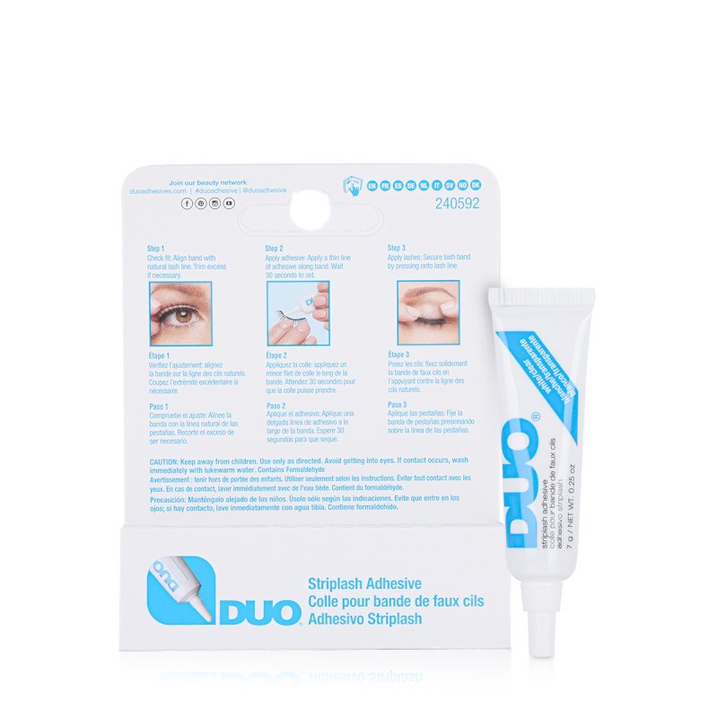 Duo striplash adhesive blue
