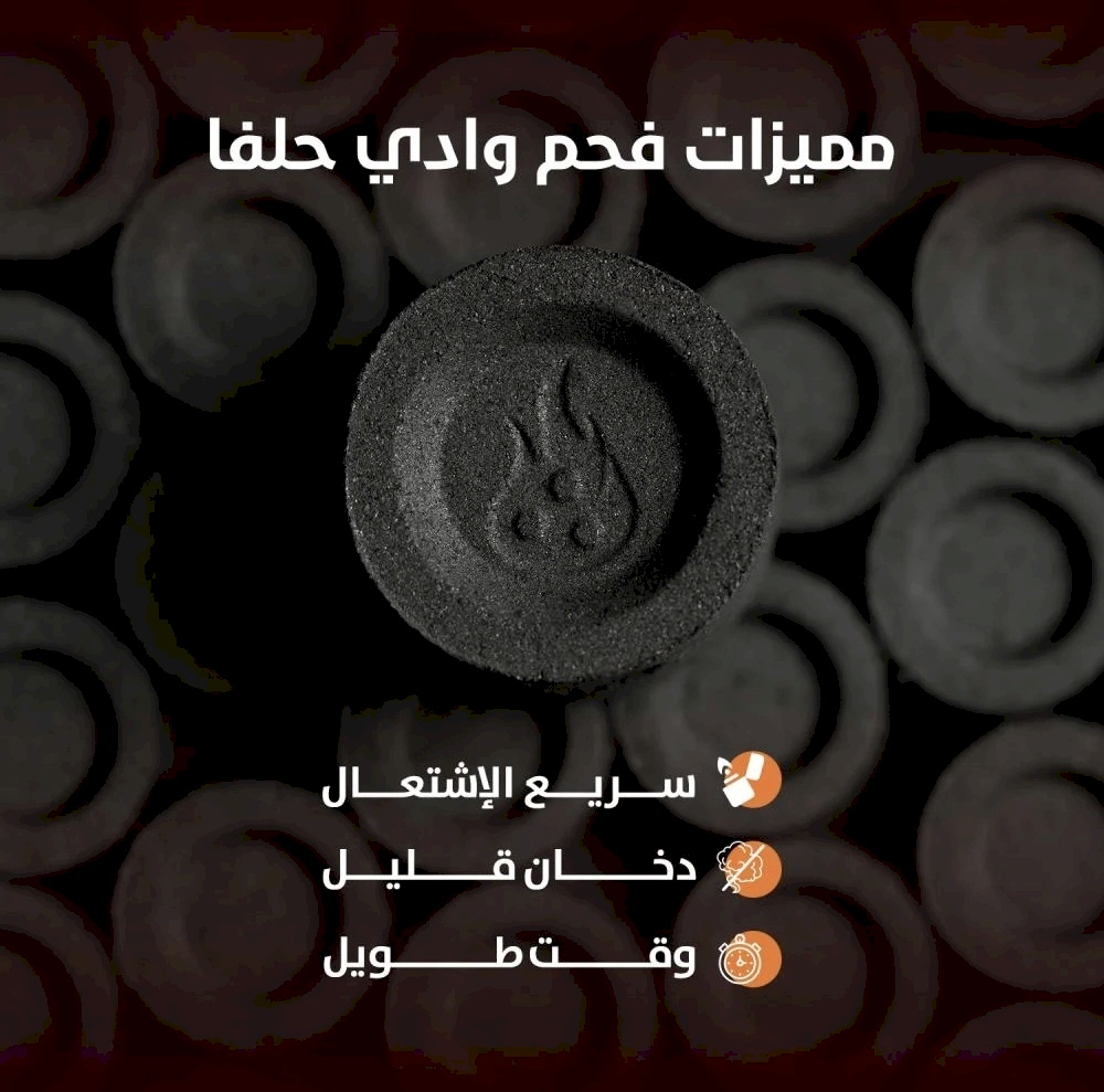 Wadi halfa micro incense charcoal 22mm-60pcs