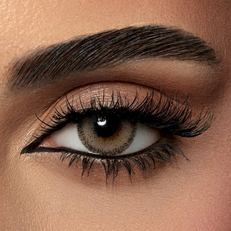 Amara monthly plano contact lenses - hazel wood