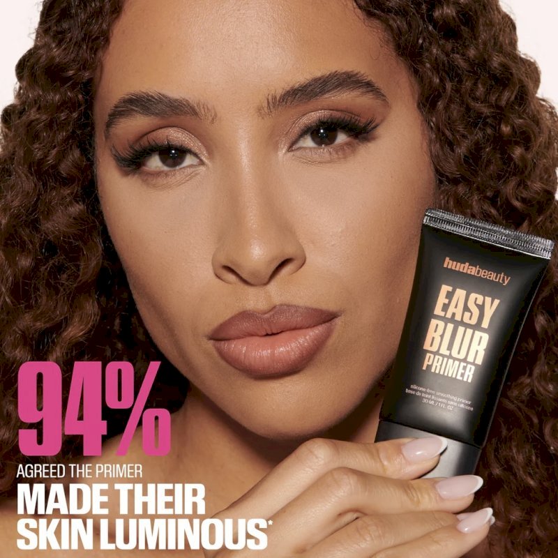 huda beauty easy blur primer bronze fudge