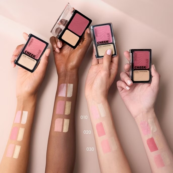 Catrice cheek affair blush and highlighter palette