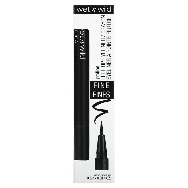 Wet n wild ProLine Felt Tip Eyeliner Black  875B(0.5 g)