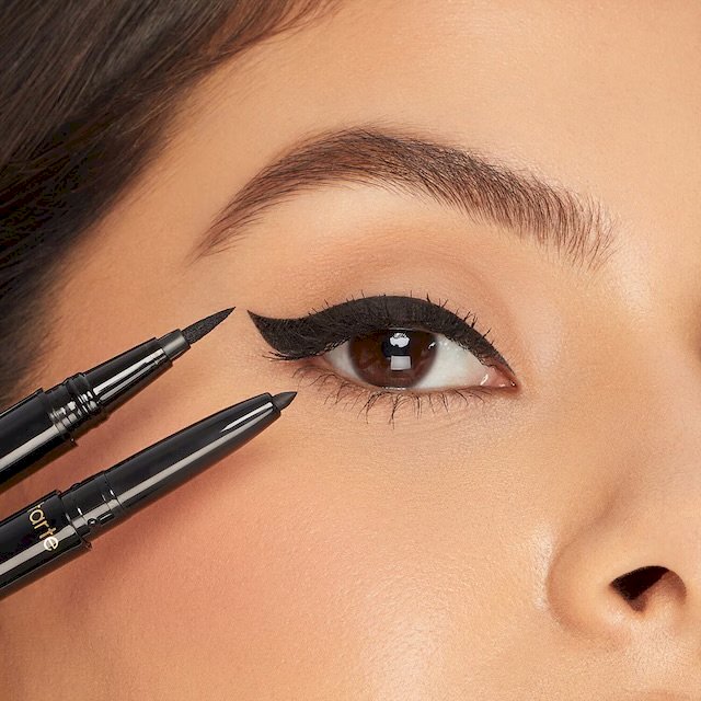 tarte double take eyeliner - black