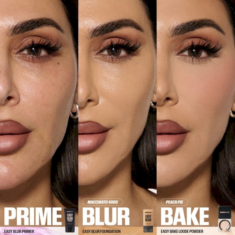 huda beauty easy blur primer bronze fudge