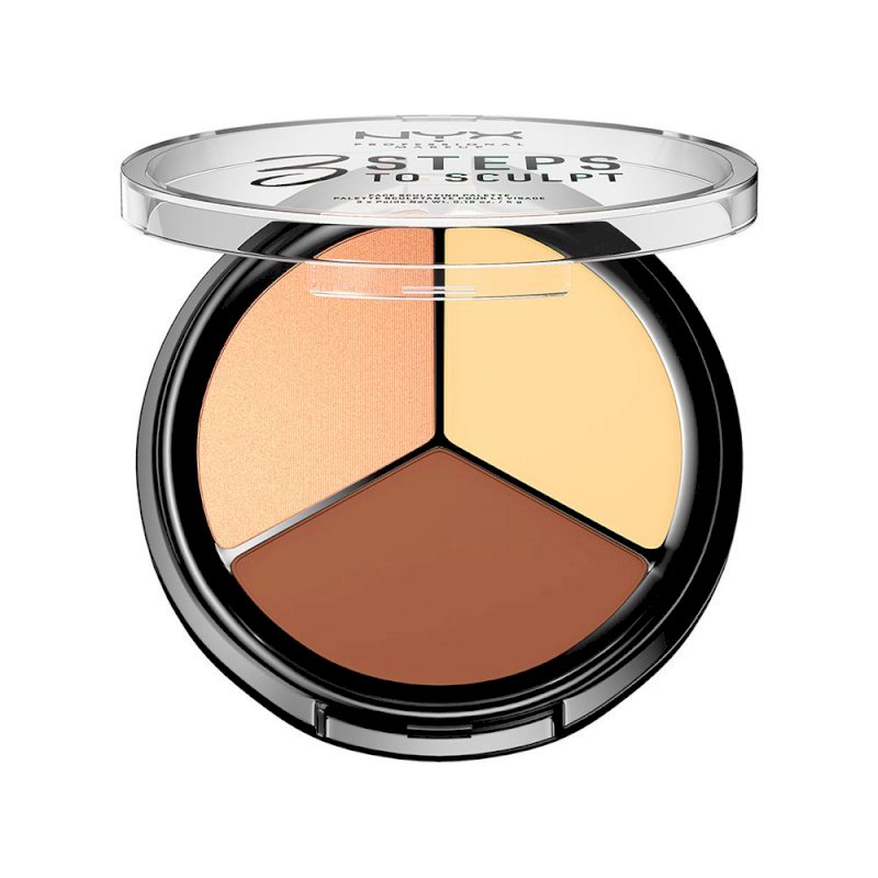 Nyx 3 Steps To Sculpt Palette - Light