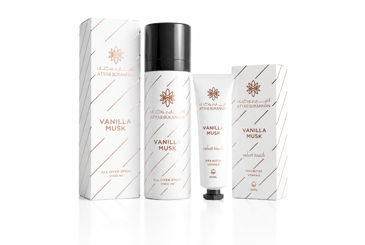 Atyab Bukannan vanilla musk collection