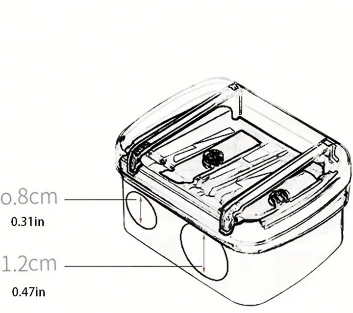 Dual Hole Pencil Sharpener
