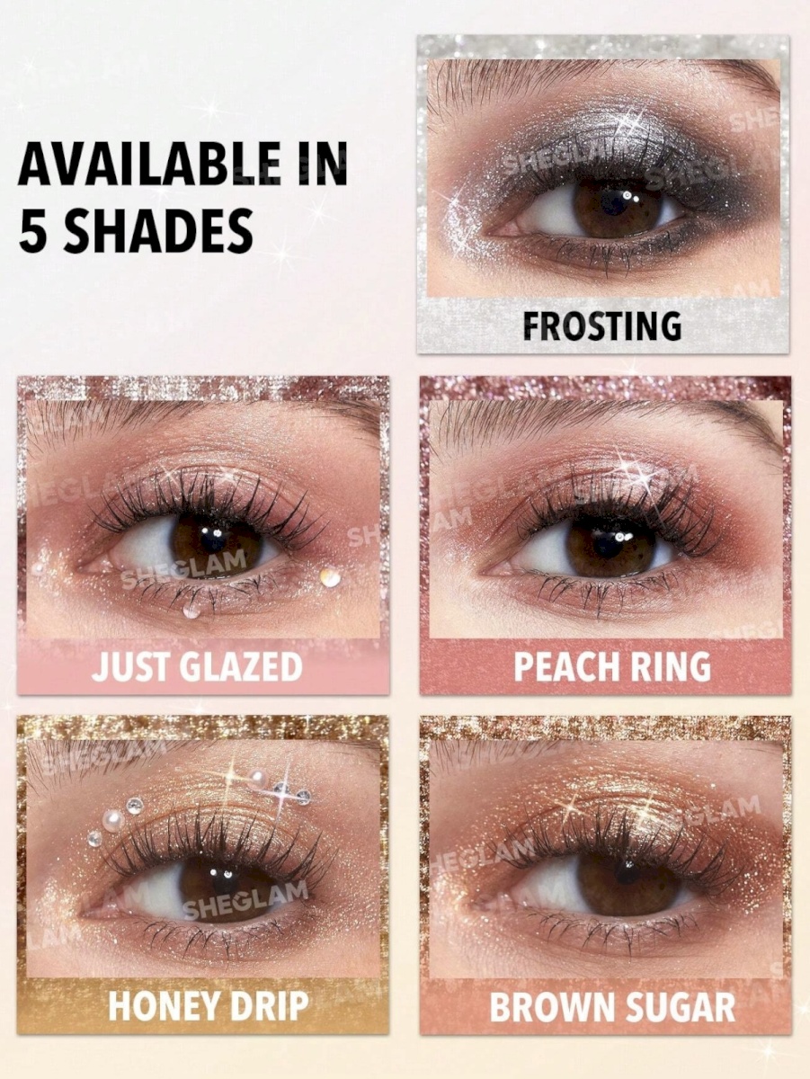 sheglam gleam chaser eyeshadow topper