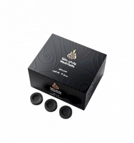 Wadi halfa charcoal size 33mm - 80pcs