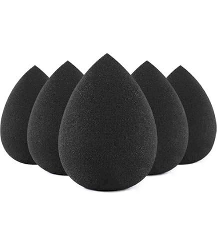 4pc black mini sponge