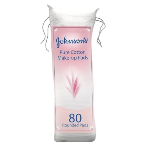 Johnsons Pure Cotton Make-Up Pads - 80 Pads
