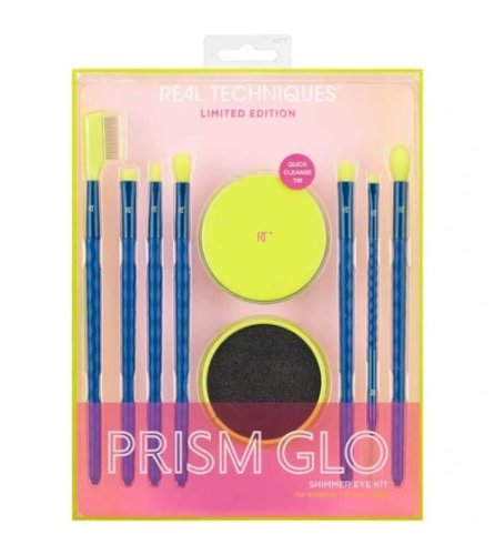 Real Techniques Prism Glo Eye Brush Set Shimmer Eye Kit