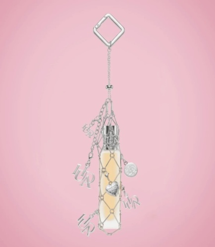 Huda beauty travel spray fragrence holder with charm- without perfume