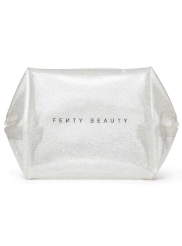 Fenty beauty glitter clear white pouch