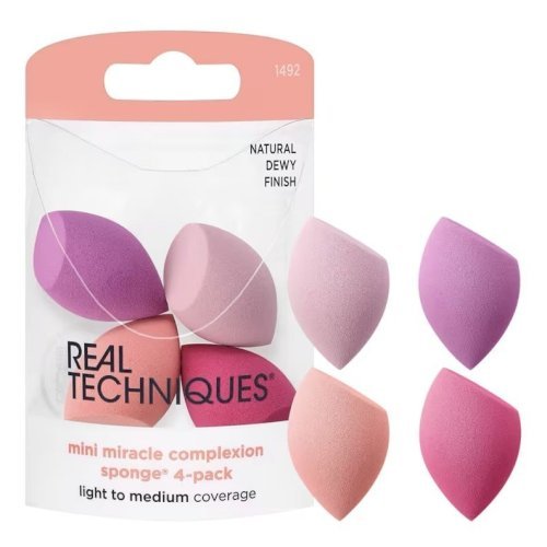 Real techniques Mini Miracle Complexion Sponge, 4 Pack