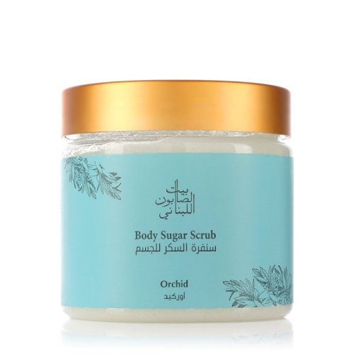Bayt alsaboun alloubnani body sugar scrub orchid