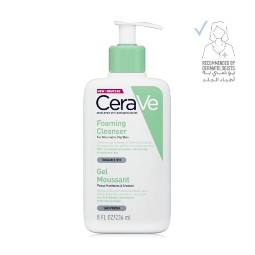 Cerave Foaming Facial Cleanser for normal to oily skin