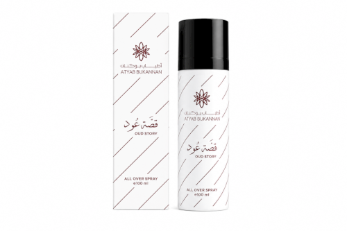 Atyab bukannan oud story all over spray 100ml