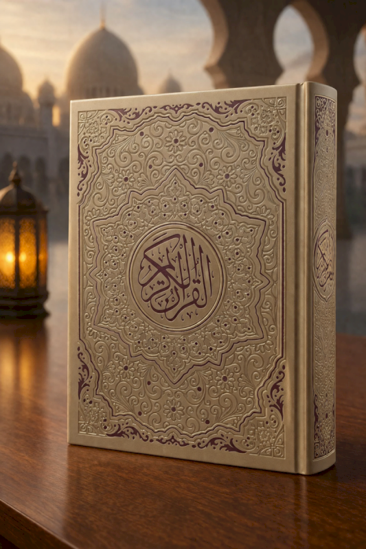 قران ملون صغير مقاس 12*7 سم