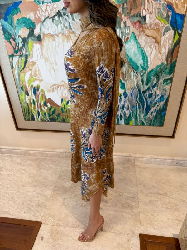 Brown floral dress 5 114