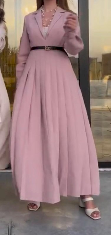 Maxi dirty pink dress 3 075