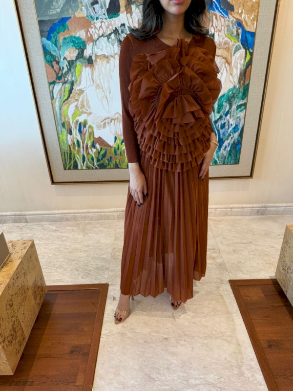 Flower power set in brown 5 128