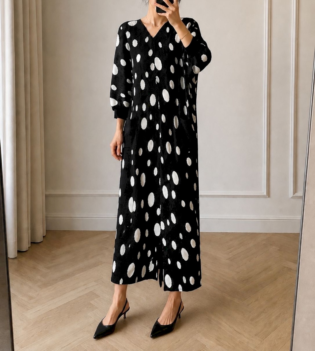 Polka b x w dress 6 013