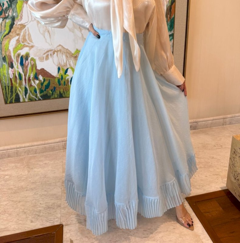 Fig pleat midi skirt 4 089