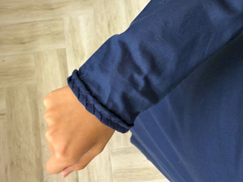 Navy blue off shoulder dress 6 011