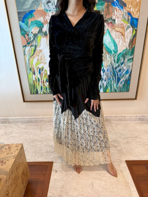 Velvet lace set 5149