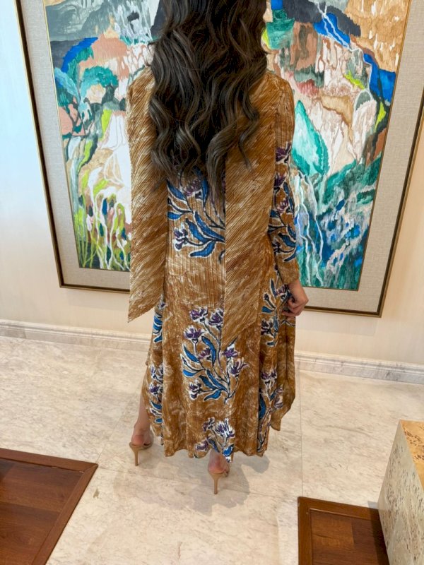 Brown floral dress 5 114