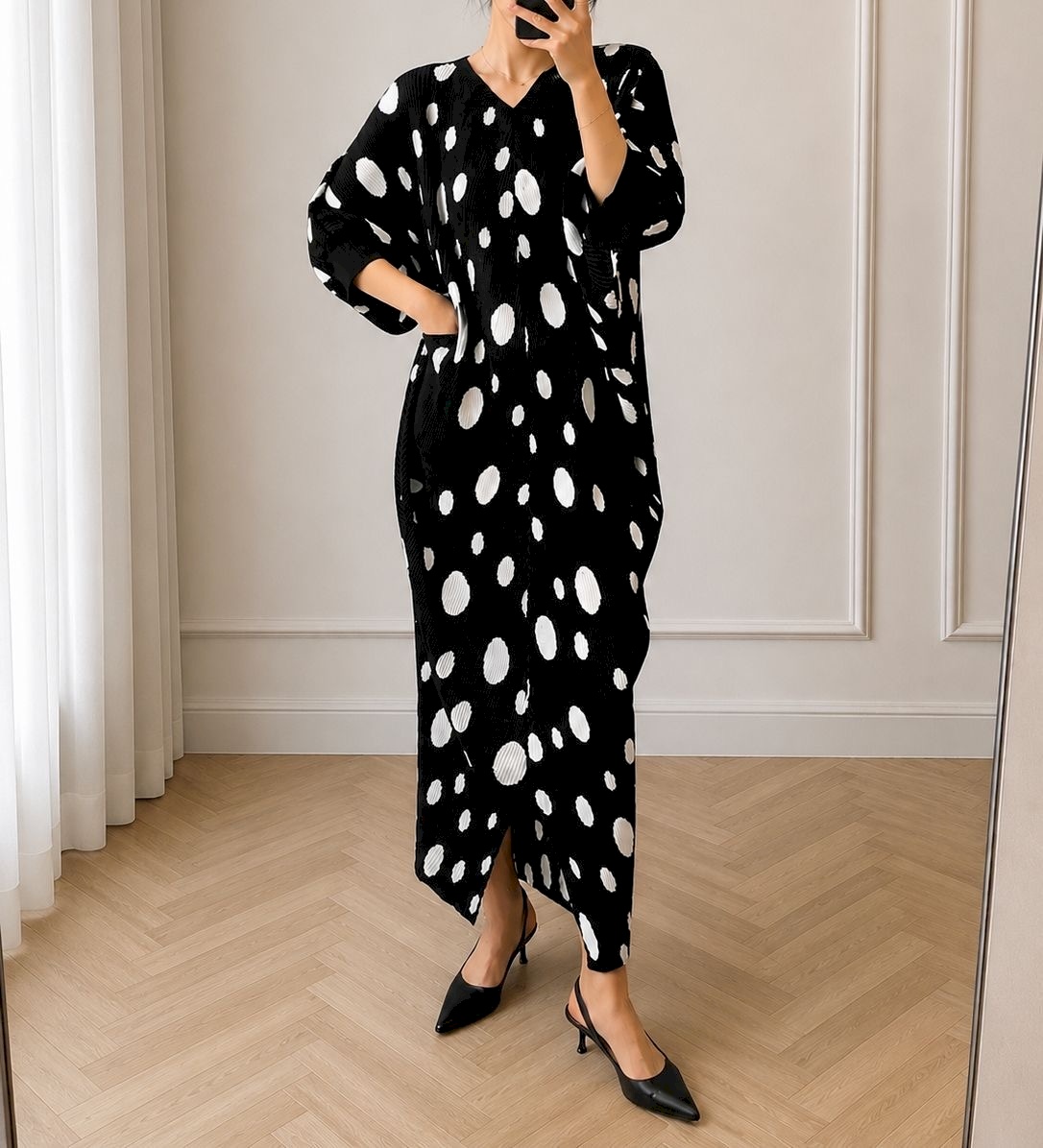 Polka b x w dress 6 013